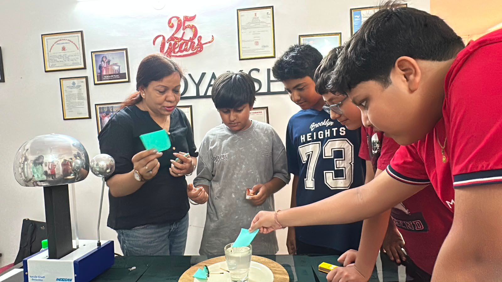 Students learning together